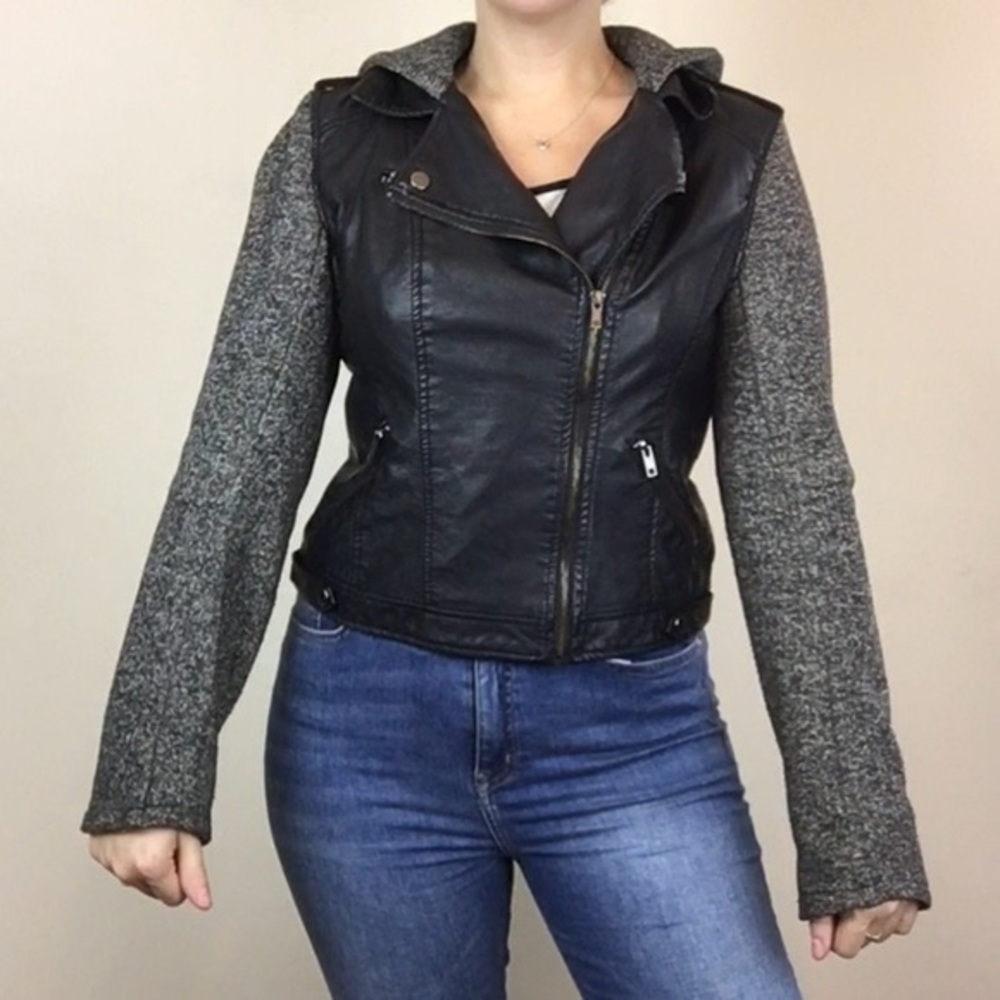 Hybrid Leather Jacket